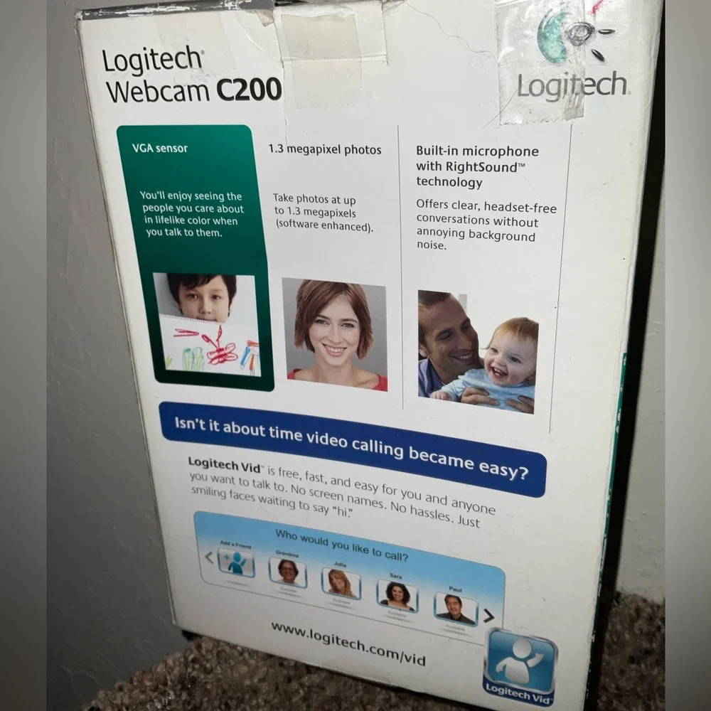 “Pre-Owned” Logitech Webcam C200 Works Great!
